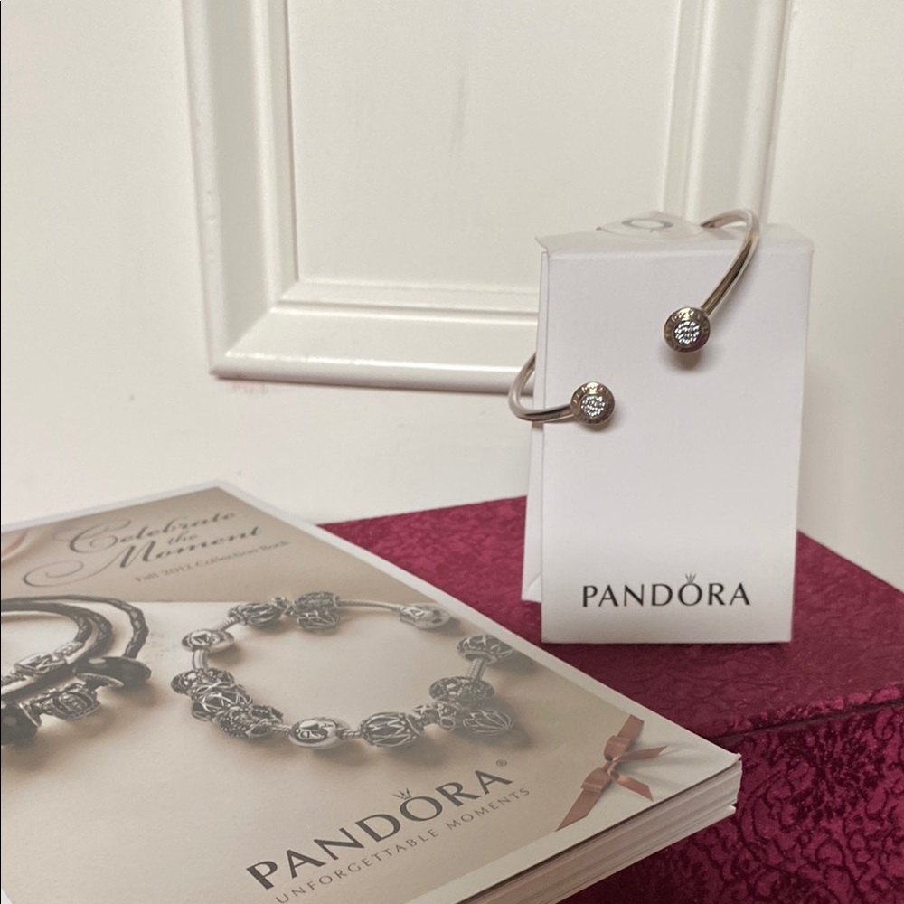 Pandora Silver Bracelet with Sparkling Accents